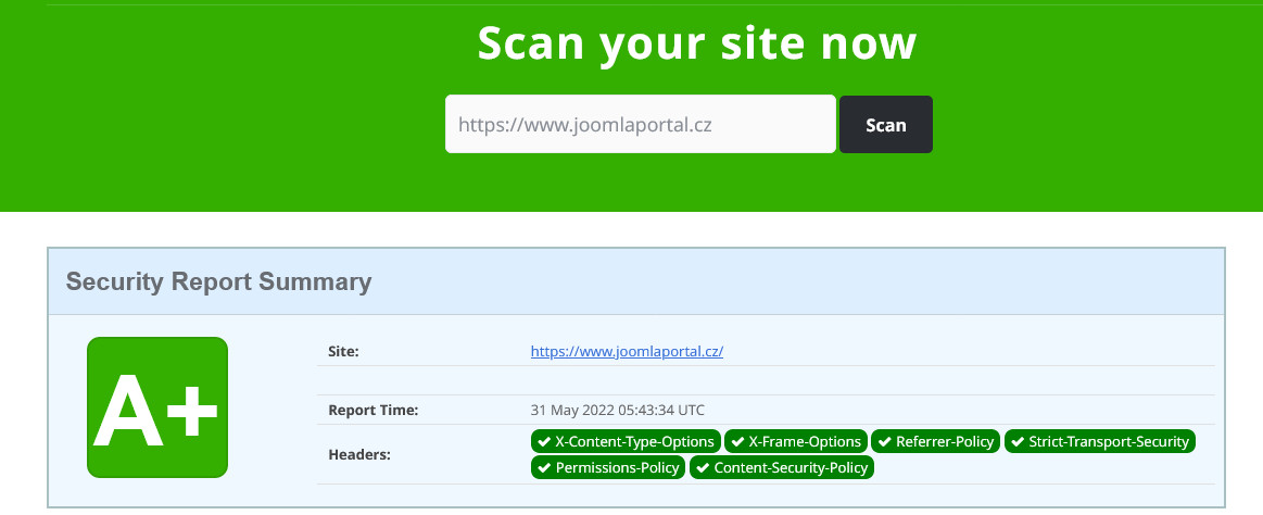 Joomla 4 bezpečnější web